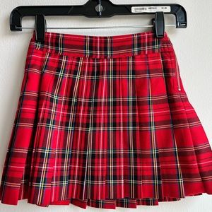 Crewcuts plaid skirt. Size 6. NWT